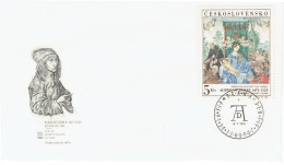 Enveloppe FDC 1er Jour Albreht Dürer Tchécoslovaquie Prague 06-07-1968 - FDC