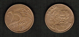 BRAZIL   25 CENTAVOS 2008 (KM # 650) #7814 - Brazil