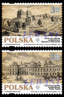 2022.06.30. Lost Architectural Treasures - Castle In Pinczow, Saski Palace In Warsaw  - MNH - Neufs