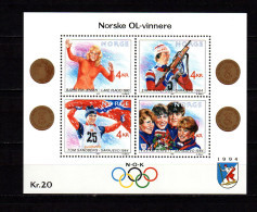 Norway 1989 Olympic Games Lillehammer S/s MNH - Winter 1994: Lillehammer