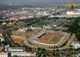 Laos Vientiane Aerial View Stadium New Postcard - Laos