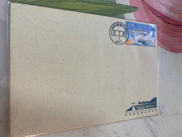 Hong Kong Stamp Airport FDC 1998 Planes Rare - Brieven En Documenten