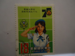 TAIWAN   USED   STAMPS   GIRLS SCOUTING - Usados