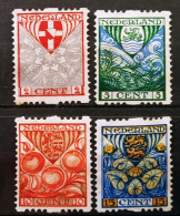 HOLANDA - IVERT 186a/89a NUEVOS SIN GOMA - ESCUDOS DE PROVINCIAS - LOS DE LA FOTO - Used Stamps