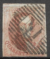 OBP12 Met 4 Randen En Met Ambulantstempel N.I (zie Scans) - 1858-1862 Médaillons (9/12)