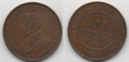 +  AUSTRALIE  + 1  PENNY 1921  + - South Australia