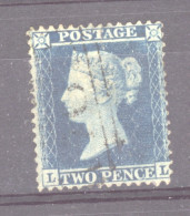 Grande Bretagne  :  Yv  15  (o)  LL  , Dentelé 14 - Used Stamps