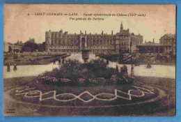 78 - St Germain En Laye - Façade Septentrionale Du Château - Vue Générale Du Parterre - Ecrite - St. Germain En Laye (Château)