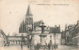 FRANCE - Clermont - Place De L'hôtel De Ville - Animé - Carte Postale Ancienne - Clermont