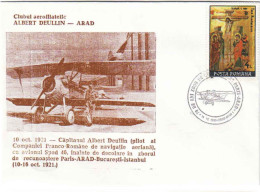 CV 18 - 75a AIRPLANE, Romania - Cover - Used - 1991 - Lettres & Documents