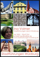 GERMANY WURZBURG 2017 - INA VOLMER - CITY TOURS BY WÜRZBURG - PROMOCARD - I - Denkmäler