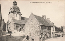 FRANCE - Le Faouet - L'église Et Vieux Puits - Animé - Carte Postale Ancienne - Le Faouet