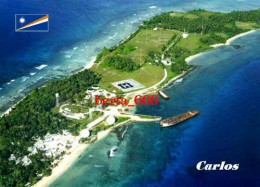 Marshall Islands Carlos Aerial View New Postcard - Marshalleilanden