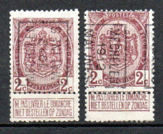 1957 Voorafstempeling Op Nr 82 - MECHELEN 1912 MALINES - Positie A & B - Roller Precancels 1910-19