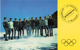 JO Jeux Olympiques Olympic Games Grenoble 1968 * RARE CPA ! * équipe France Ski Killy Augert Lacroix ... *sports D'hiver - Jeux Olympiques