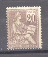 France  :  Yv  113  *  GNO - 1900-02 Mouchon