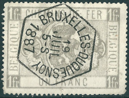 TR6 Stempel Bruxelles-Duquesnoy - Met Speldegaatje - Obp 12 Euro - Oblitérés