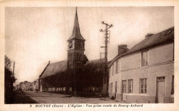 ROUTOT ... L EGLISE VUE PRISE ROUTE DE BOURG ACHARD - Routot