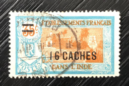 Timbre Oblitéré Etablissements Français De L' Inde 1928 - Used Stamps