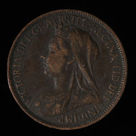  Grande-Bretagne / United Kingdom, Victoria, Half Penny, 1898, , Bronze, TB+ (VF),
KM#789 - C. 1/2 Penny