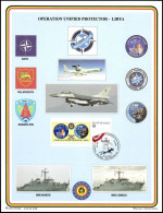 CS / HK - DUOSTAMP/MYSTAMP° - Operation Unified Protector - NATO And Libya - Covers & Documents