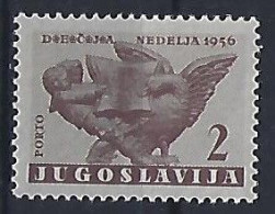 Jugoslavia 1956  Zwangszuschlagsmarken-Porto (**) MNH  Mi.13 - Bienfaisance