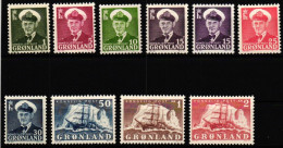 Grönland 28-36 Postfrisch #NE691 - Altri & Non Classificati