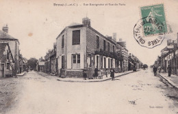 F19-41) DROUE (LOIR ET CHER) RUE BOURGEOISE ET  RUE DE PARIS - ANIMEE - HABITANTS  - Droue