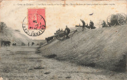 FRANCE - Camp De Châlons - L'Artillerie Montée Et Les Obs?cles - Descente Dans Un Fossé Profond - Carte Postale Ancienne - Camp De Châlons - Mourmelon