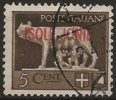 OIJO1U1 - 1941 Occup. Milit. Ital. ZANTE, Sass. Nr. 1, Francobollo Usato Per Posta °/ - Îles Ioniennes