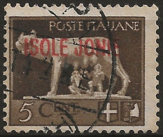 OIJO1U4 - 1941 Occup. Milit. Ital. ZANTE, Sass. Nr. 1, Francobollo Usato Per Posta °/ - Ionian Islands