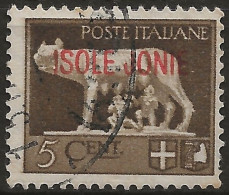 OIJO1U5 - 1941 Occup. Milit. Ital. ZANTE, Sass. Nr. 1, Francobollo Usato Per Posta °/ - Ionische Inseln