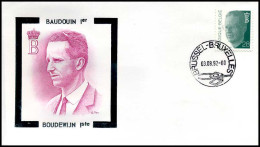 2473 - FDC - Koning Boudewijn  #1 - 1991-2000