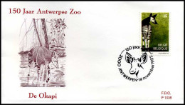 2486 - FDC - Antwerpse Zoo  #1  P1036 - 1991-2000