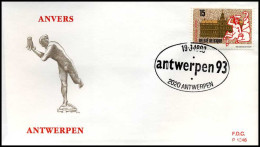 2496 - FDC - Antwerpen 93  #4  P1046 - 1991-2000