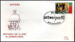 2498 - FDC - Antwerpen 93  #8  P1048 - 1991-2000