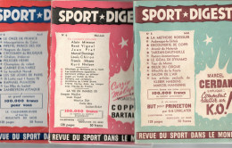 Sport Digest Lot 4 X N° 2-4-5-6 - Les Débuts 1948-1949...- Dessins De Pellos - Autres & Non Classés