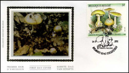 2418 - FDC Zijde - Natuur - Paddestoelen  #4   - 1991-2000