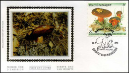 2420 - FDC Zijde - Natuur - Paddestoelen  #14   - 1991-2000