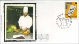 2446 - FDC Zijde - Prestige Beroepen  #5   - 1991-2000