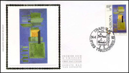 2501 - FDC Zijde - Europa  #2   - 1991-2000