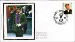 2532 - FDC Zijde - Koning Albert II  #1 - 1991-2000
