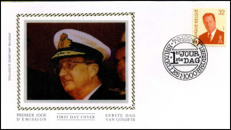 2537 - FDC Zijde - Koning Albert II  #3 - 1991-2000