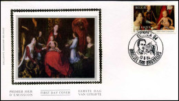 2570 - FDC Zijde - Herdenkingen  #5   - 1991-2000