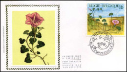 2574 - FDC Zijde - Natuur - Planten  #5   - 1991-2000