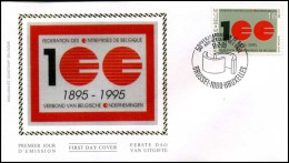 2587 - FDC Zijde - Herdenkingen  #5   - 1991-2000