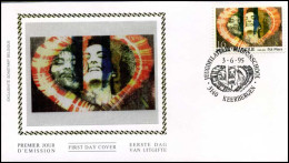 2603 - FDC Zijde - Kunstreeks - Pol Mara  #2   - 1991-2000