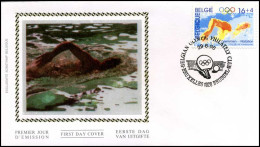 2647 - FDC Zijde - Sport  #4   - 1991-2000