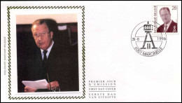 2661 - FDC Zijde - Koning Albert II  #11 - 1991-2000