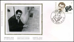 2668 - FDC Zijde - Muziek En Literatuur  #4   - 1991-2000